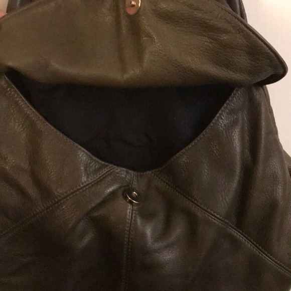 Foley & Corinna Green Satchel Handbag - Picture 5 of 6